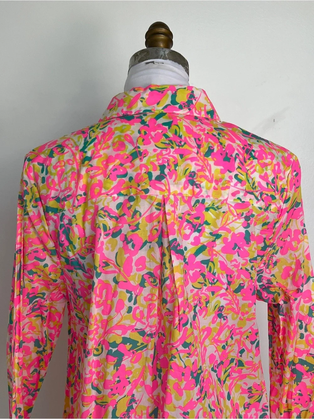 NWT! Mudpie Collins Neon‎ Floral Print Cover Up Size Small
